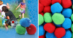 You Can Get Reusable Water Balloons That Soak Up Water And Omit The Cleanup
