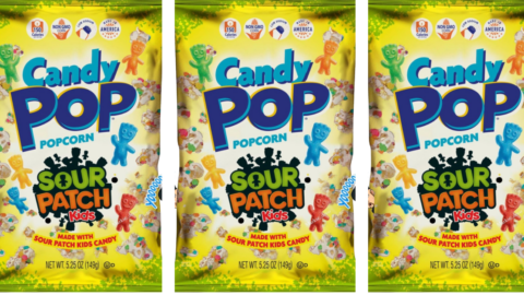 Candy Pop Popcorn Is Releasing Sour Patch Kids Flavored Popcorn For The Perfect Sweet And Sour Duo
