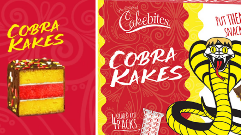 You Can Get ‘Cobra Kai’ Cake Bites That Have A Layer of ‘Dojo Dark Chocolate’ For One Kickin’ Treat