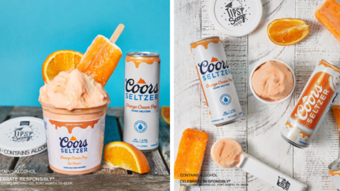 Coors Released An Orange Cream Pop Seltzer Ice Cream That Is A Boozy Treat For Adults