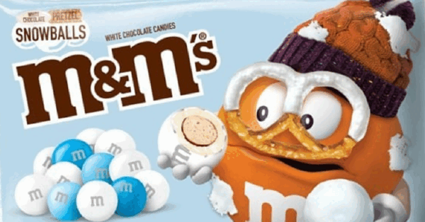 M&M’S New White Chocolate Snowballs Will  Make You Want To Celebrate Christmas Early This Year