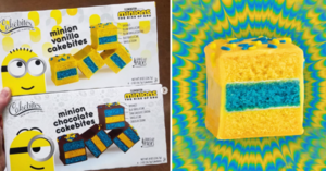 Walmart Is Selling Minions Cake Bites Made With Two Layers Of Cake And I’m On My Way