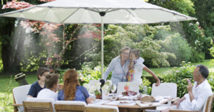 You Can Get A Water Misting System That You Can Connect To Just About Anything To Beat That Summer Heat