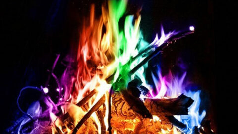 You Can Turn Your Boring Campfire Into Magical Rainbow Flames. Here’s How.