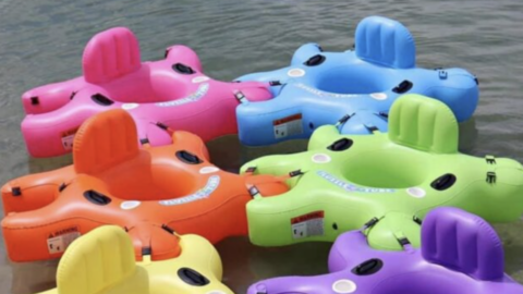 You Can Get An Inflatable River Tube That Connects With Other Tubes So You Can Play Tetris On The Water