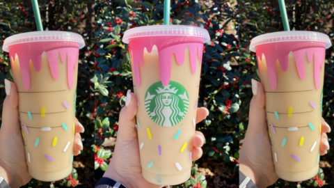 You Can Get A Sprinkled Donut Starbucks Cup That Puts The Fun In Sipping