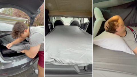 Did You Know You Can Turn Your Tesla’s Backseat Into A Bed? Here’s How!