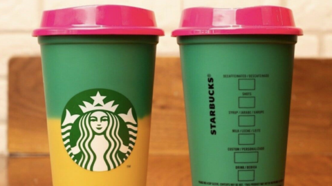 Starbucks Has A New Color Changing Cup That Has The Same Colors Of A Watermelon