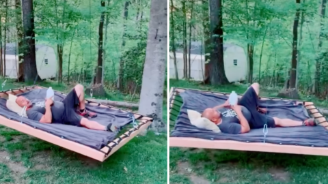 Everyone Is Obsessed With This Bed Swing and Now I Need One