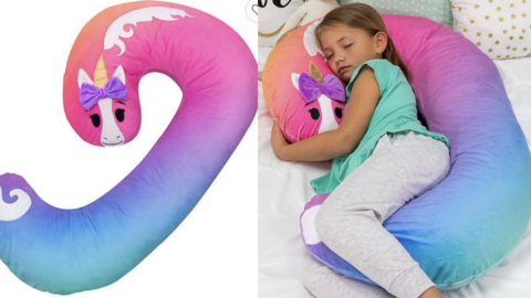 This Unicorn Body Pillow Is Here To Make Bedtime Magical