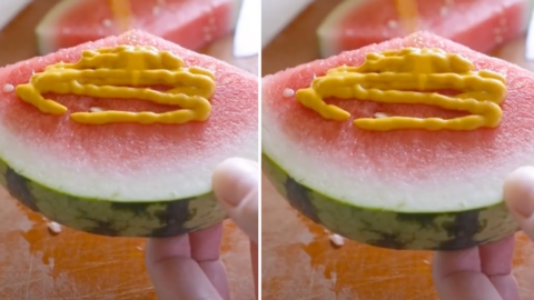 Yellow Mustard On Watermelon Slices Is The Hot New Food Trend And I Get Queasy Just Thinking About It