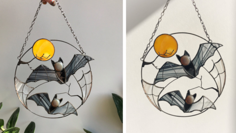 This Gothic Bat Suncatcher Is The Perfect Decoration For Halloween