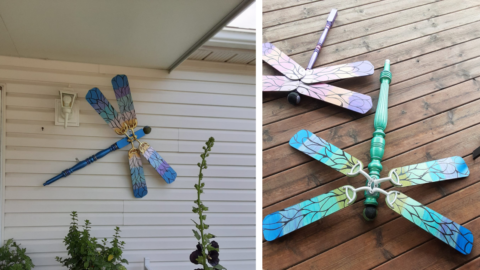 People Are Making Giant Dragonflies From Old Fans And They Are Gorgeous