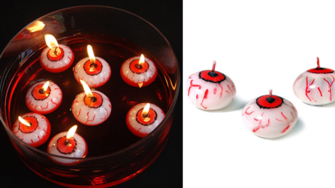 You Can Get Floating Eyeball Candles That Are Perfect For Halloween