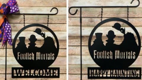 This Haunted Mansion Yard Sign Is The Perfect Thing To Welcome All Those Happy Haunts This Halloween