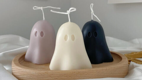 You Can Get Some Adorable Ghost Candles To Decorate Your House With This Fall