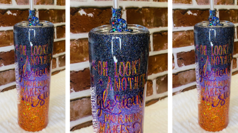 This Hocus Pocus Glitter Tumbler Is The Perfect Way To Sip On Another Glorious Morning