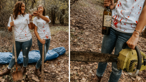 This Horror-Themed Photoshoot is Best Friend Goals