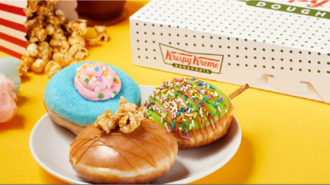 Krispy Kreme Just Introduced New Carnival  Flavored Donuts Including One That Tastes Like Cotton Candy