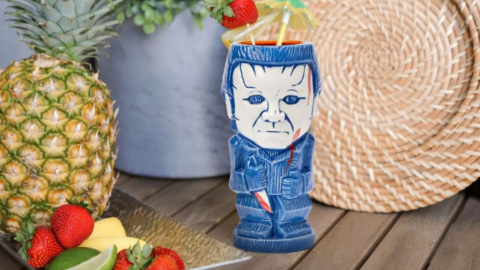 Target Is Selling A Michael Myers Ceramic Tiki Mug For The Horror Lover In Your Life