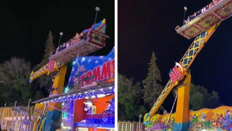 Michigan Fairgoers Stepped In To Save The Day When A Carnival Ride Almost Tipped Over While People Were On It