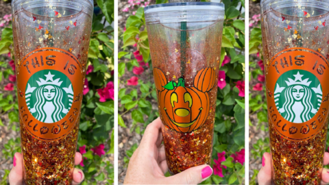 This Mickey Mouse Jack O’ Lantern Starbucks Tumbler Has Me Dreaming Of Fall