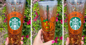 This Mickey Mouse Jack O’ Lantern Starbucks Tumbler Has Me Dreaming Of Fall
