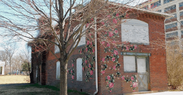 This House Has A Mural Made Of Giant Needlepoint And It Is Incredible