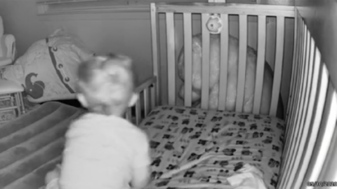 This Mom Captured A ‘Ghost’ Pulling On Her Baby’s Leg On A Nanny Cam