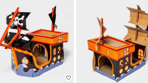 Target Is Selling A Pirate Ship Cat Scratcher Just In Time For Halloween
