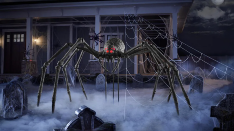 Home Depot Is Selling A 5-Foot Spider You Can Put In Your Yard For Halloween
