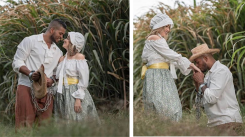 This Couple Had A Slavery Themed Engagement Photoshoot And The Internet Isn’t Having It