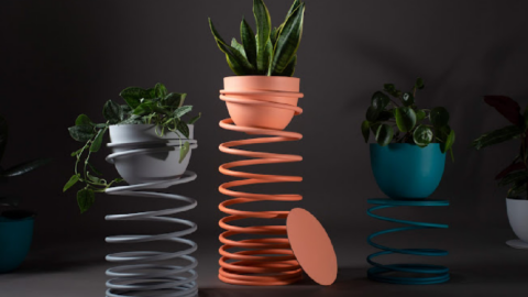 This Quirky Planter Looks Like A Big Slinky And It’s Perfect For Every Kid At Heart