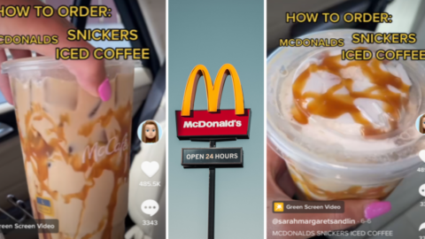 You Can Get A Secret Menu “Snickers Iced Coffee” From McDonalds. Here’s How To Get One.