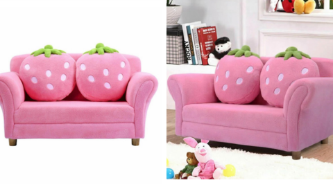 You Can Get A Strawberry Couch For Your Kids and Now I Need One In My Size