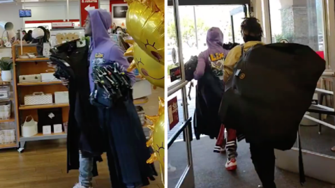These Shoplifters Walked Straight Out Of A TJ Maxx With Tons Of Stolen Merchandise And Nobody Even Tried To Stop Them