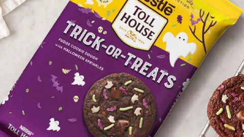 Nestlé Toll House Is Releasing Halloween Fudge Cookie Dough That Is Stuffed With Halloween Sprinkles
