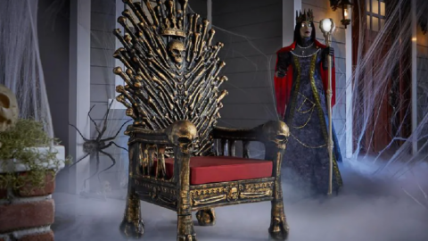 Home Depot Is Selling A 5 Foot Tall Bone Throne So You Can Rule Halloween