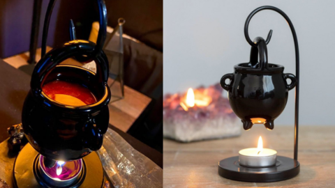 This Hanging Cauldron Wax Warmer Is Perfect For The Witch In Your Life