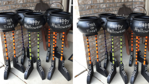 These Adorable Witches Feet Candy Bowls Are The Perfect Way To Give Out Halloween Candy