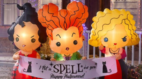 This ‘Hocus Pocus’ Inflatable Will Bring Spellbinding Magic To Your Yard For Halloween