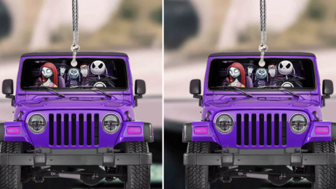 You Can Get A Nightmare Before Christmas Jeep Ornament That Any Jeep Fan Will Love