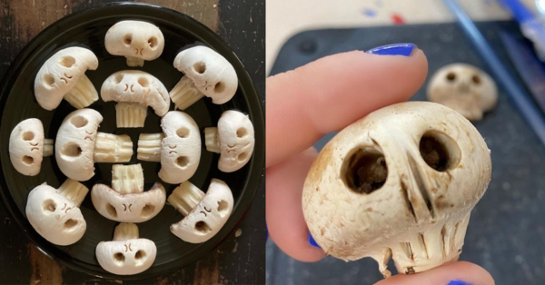 ‘Mushroom Skulls’ Are Here To Make Food Look Scary Good