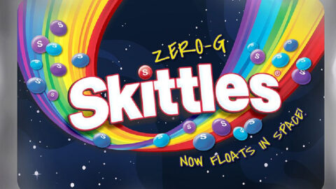 The New Skittles Zero-G Packs Only Feature Blue And Purple Candies To Represent Outer Space