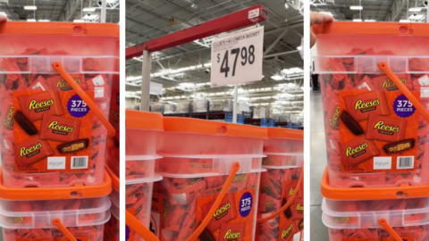 Sam’s Club Is Selling A Giant Tub of Reese’s Halloween Candy That Probably Won’t Make It To Halloween