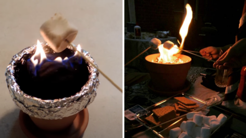 People Are Making Tabletop Bonfires To Make S’mores and It Is Pure Genius