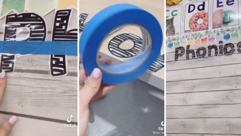 This Teacher’s Hack Shows You How To Make Bubble Letters Straight On A Bulletin Board On The Very First Go