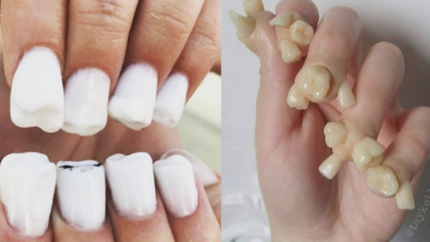 ‘Teeth Nails’ Are The New Fashion Trend And I’m Creeped Out To Say The Least