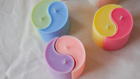 People Are Obsessed With These Colorful Yin Yang Candles and I Want One In Every Color Combination
