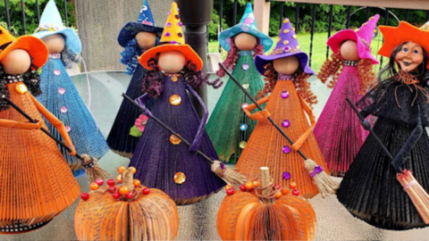 ‘Book Witches’ Are The Cutest Decorations For Halloween